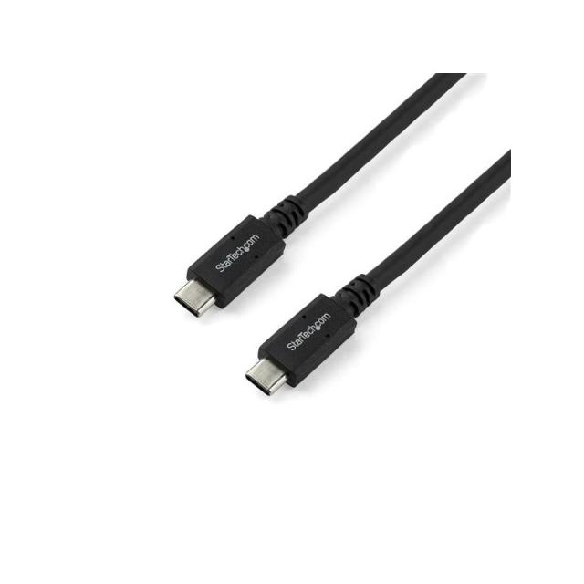StarTech.com - Cable de 1,8m USB-C a USB-C - PD de 5A - USB TipoC - Certificado para Funcionar con Chromebook - USB-IF - M a M -