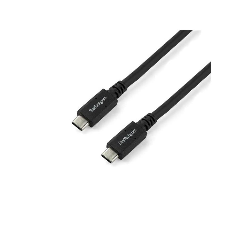 StarTech.com - Cable de 1,8m USB-C a USB-C - PD de 5A - USB TipoC - Certificado para Funcionar con Chromebook - USB-IF - M a M -