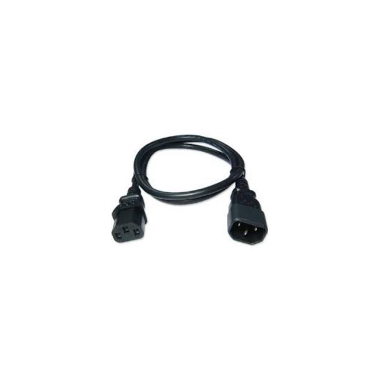 Zebra - CS-CAB-IEC-L cable de transmisión Negro 1 m C13 acoplador C14 acoplador