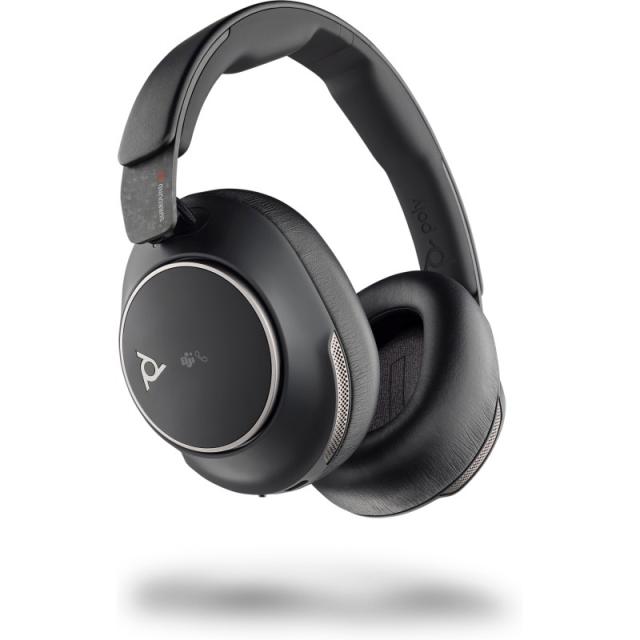HP Poly - Auriculares Poly Voyager Surround 80 UC con certificación Microsoft Teams USB-C + Adaptador USB-C/A