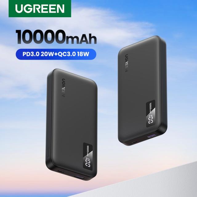 Ugreen - 25742 batería externa Ión de litio 10000 mAh Negro