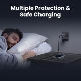 Ugreen - Nexode Air 65W sieninis kroviklis, USB + 2x USB-C pilkos spalvos Ordenador portátil, Teléfono móvil, Ratón, Portátil, B