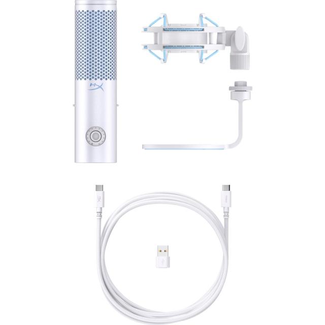 HyperX - QuadCast 2 - Micrófono USB (Frost)