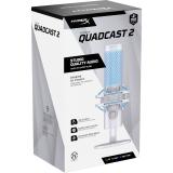 HyperX - QuadCast 2 - Micrófono USB (Frost)