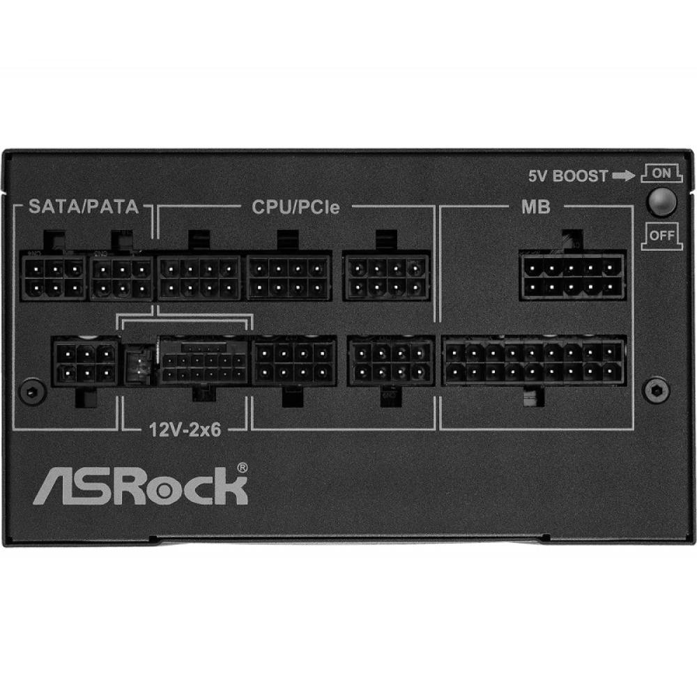 Asrock - Phantom Gaming PG-1000G unidad de fuente de alimentación 750 W 20+4 pin ATX ATX Negro