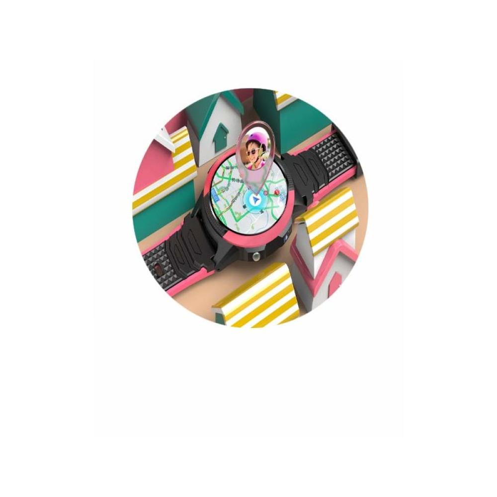 SaveFamily - Slim 3,25 cm (1.28") IPS Digital Pantalla táctil Rosa GPS (satélite)