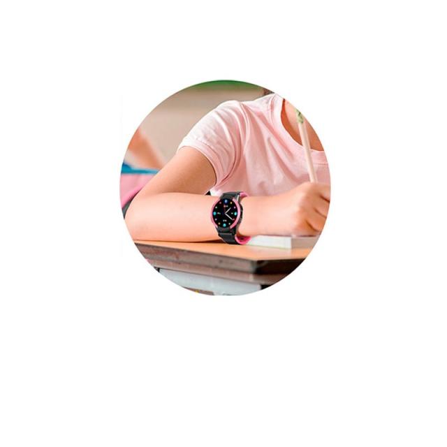 SaveFamily - Slim 3,25 cm (1.28") IPS Digital Pantalla táctil Rosa GPS (satélite)