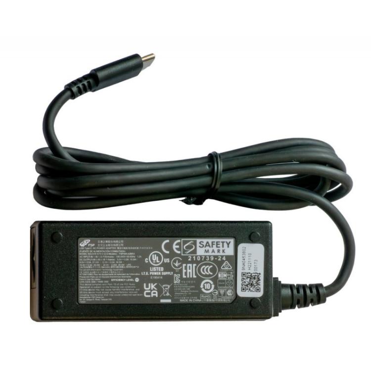 Zebra - PWR-BGA15V45W-UC2-WW adaptador e inversor de corriente Interior 45 W Negro