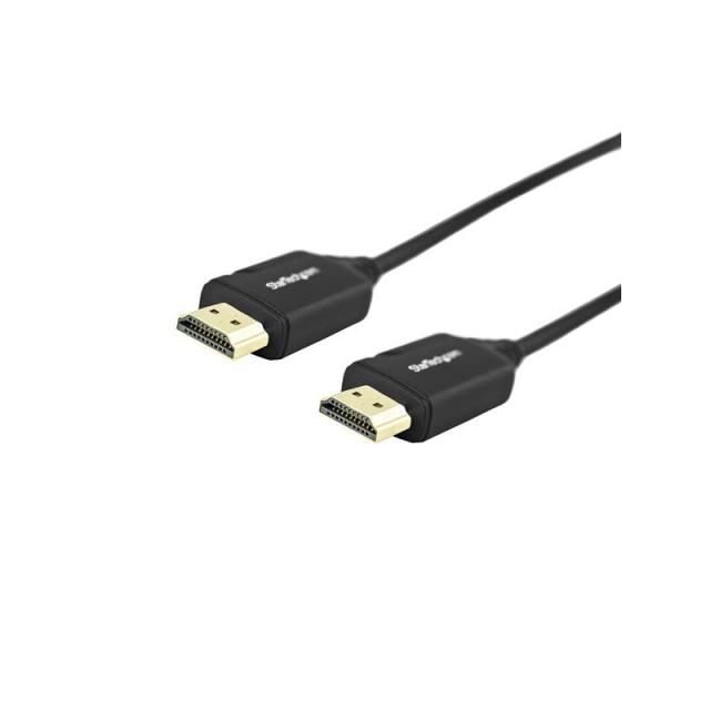 StarTech.com - Cable de 50cm HDMI 2.0 Certificado Premium con Ethernet - HDMI de Alta Velocidad Ultra HD de 4K a 60Hz HDR10 - pa