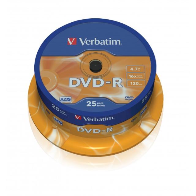 Verbatim - 43667 4,7 GB DVD-R 25 pieza(s)