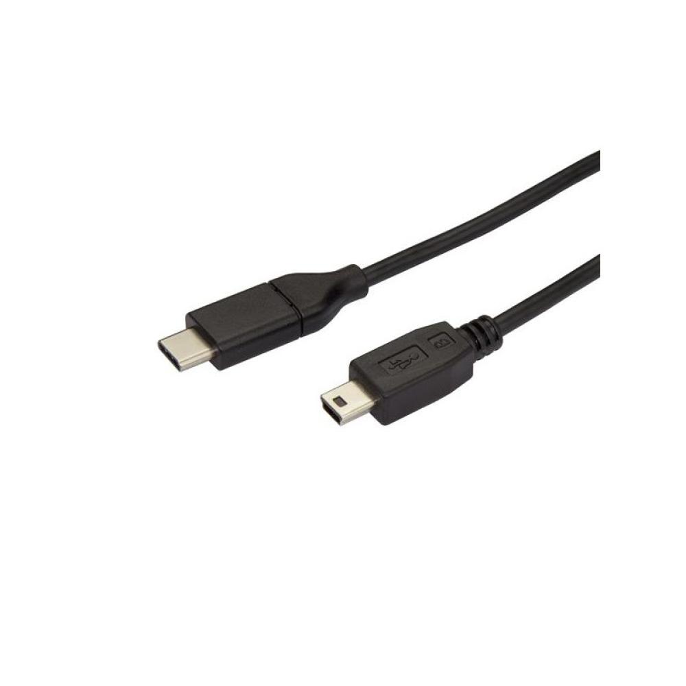StarTech.com - Cable de 2m USB-C a Mini USB-B - Cable Adaptador USB Tipo C a USB Mini B