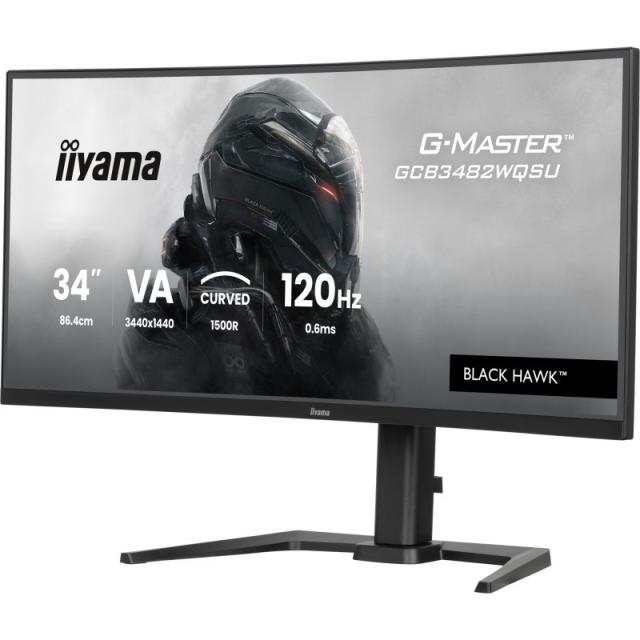 iiyama - GCB3482WQSU-B1 pantalla para PC 86,4 cm (34") 3440 x 1440 Pixeles UltraWide Quad HD LED Negro
