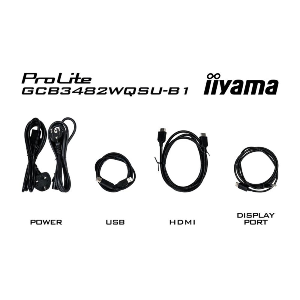 iiyama - GCB3482WQSU-B1 pantalla para PC 86,4 cm (34") 3440 x 1440 Pixeles UltraWide Quad HD LED Negro