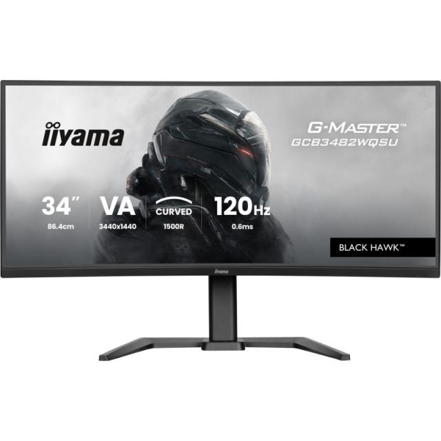 iiyama - GCB3482WQSU-B1 pantalla para PC 86,4 cm (34") 3440 x 1440 Pixeles UltraWide Quad HD LED Negro