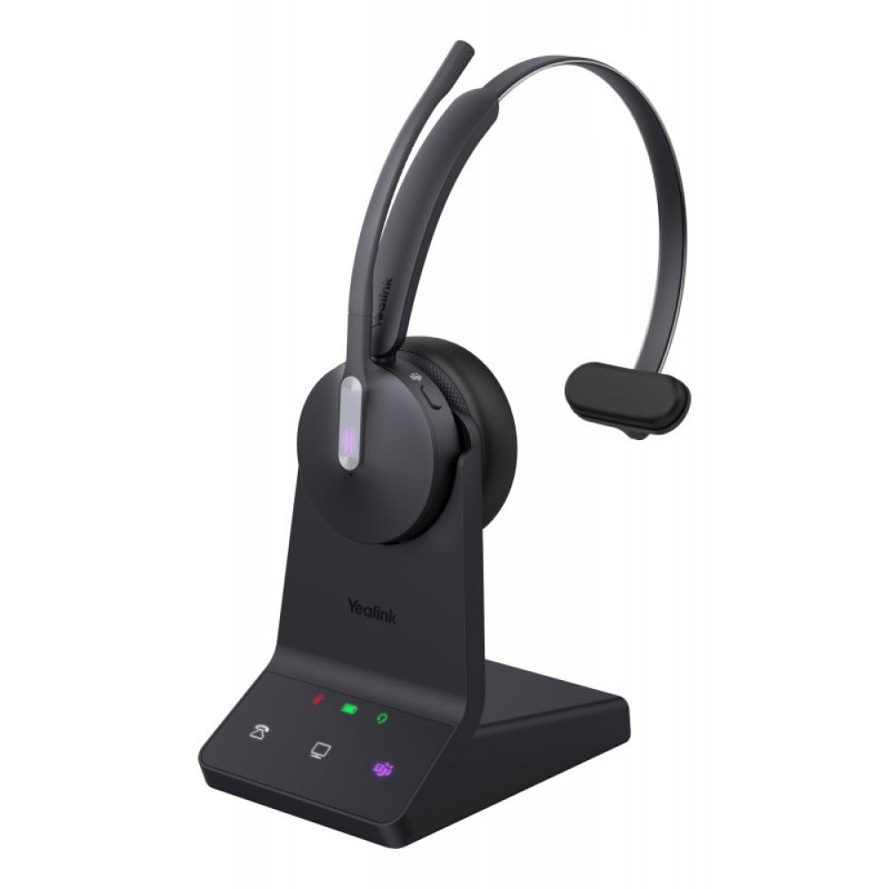 Yealink - WH64 Mono Teams Auriculares Inalámbrico Diadema Oficina/Centro de llamadas USB Tipo C Bluetooth Negro