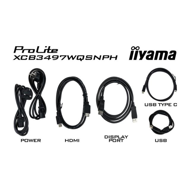 iiyama - ProLite XCB3497WQSNPH-B1 pantalla para PC 86,4 cm (34") 3440 x 1440 Pixeles UltraWide Quad HD LED Negro