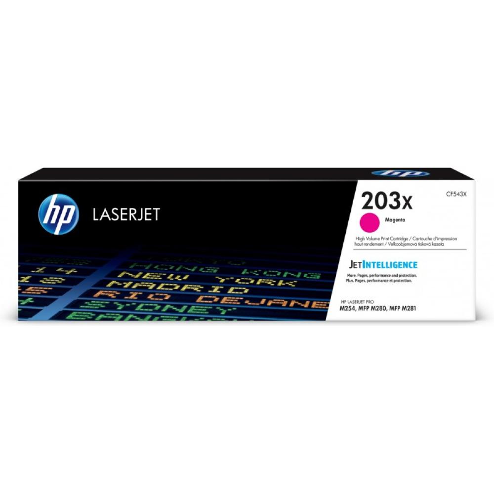 HP - Cartucho de tóner Original LaserJet 203X magenta de alta capacidad
