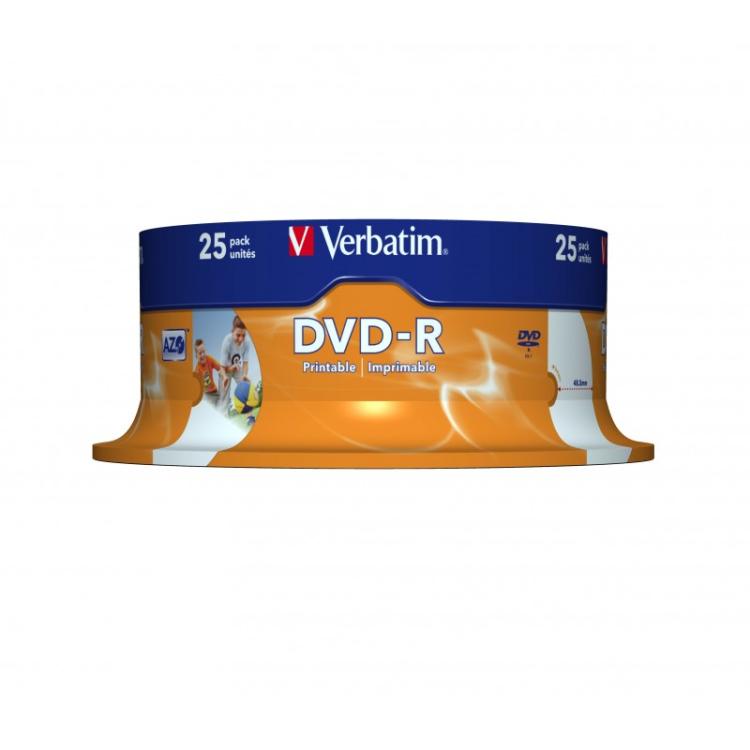 Verbatim - 43538 DVD en blanco 4,7 GB DVD-R 25 pieza(s)