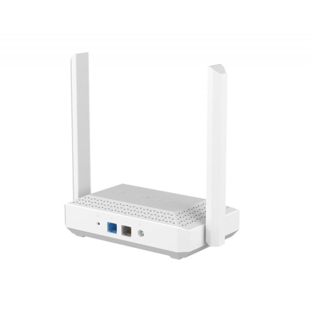 Keenetic - Racer Router/Amplificador Gigabit Wi-Fi 6 en malla AX3000 con dos Puertos Gigabit Ethernet