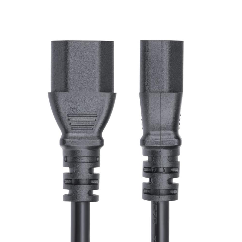 StarTech.com - Cable de Extensión de Alimentación C14 a C13 4,5m - Cable de Alimentación C14 a C13 para PDU - Cable Alargador de