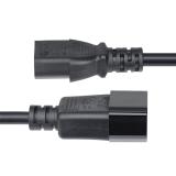StarTech.com - Cable de Extensión de Alimentación C14 a C13 4,5m - Cable de Alimentación C14 a C13 para PDU - Cable Alargador de