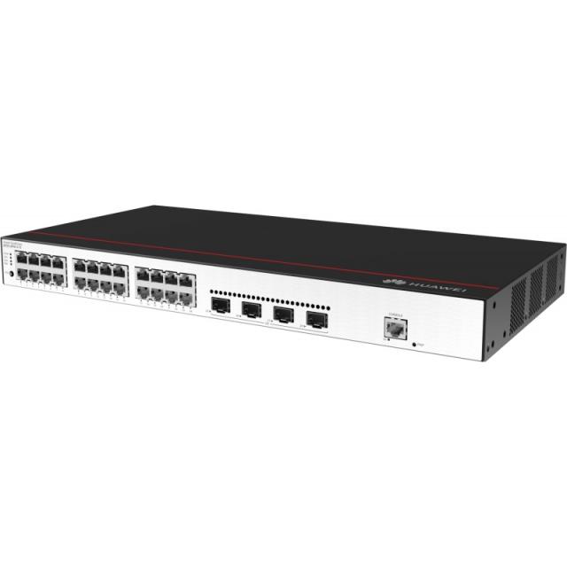 Huawei - CloudEngine S5735-L24P4S-A-V2 Gestionado L3 Gigabit Ethernet (10/100/1000) Energía sobre Ethernet (PoE) 1U Negro, Plata