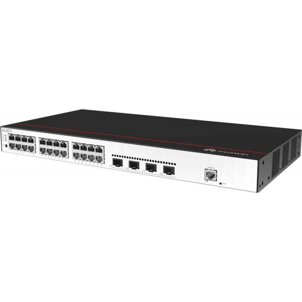 Huawei - CloudEngine S5735-L24P4S-A-V2 Gestionado L3 Gigabit Ethernet (10/100/1000) Energía sobre Ethernet (PoE) 1U Negro, Plata