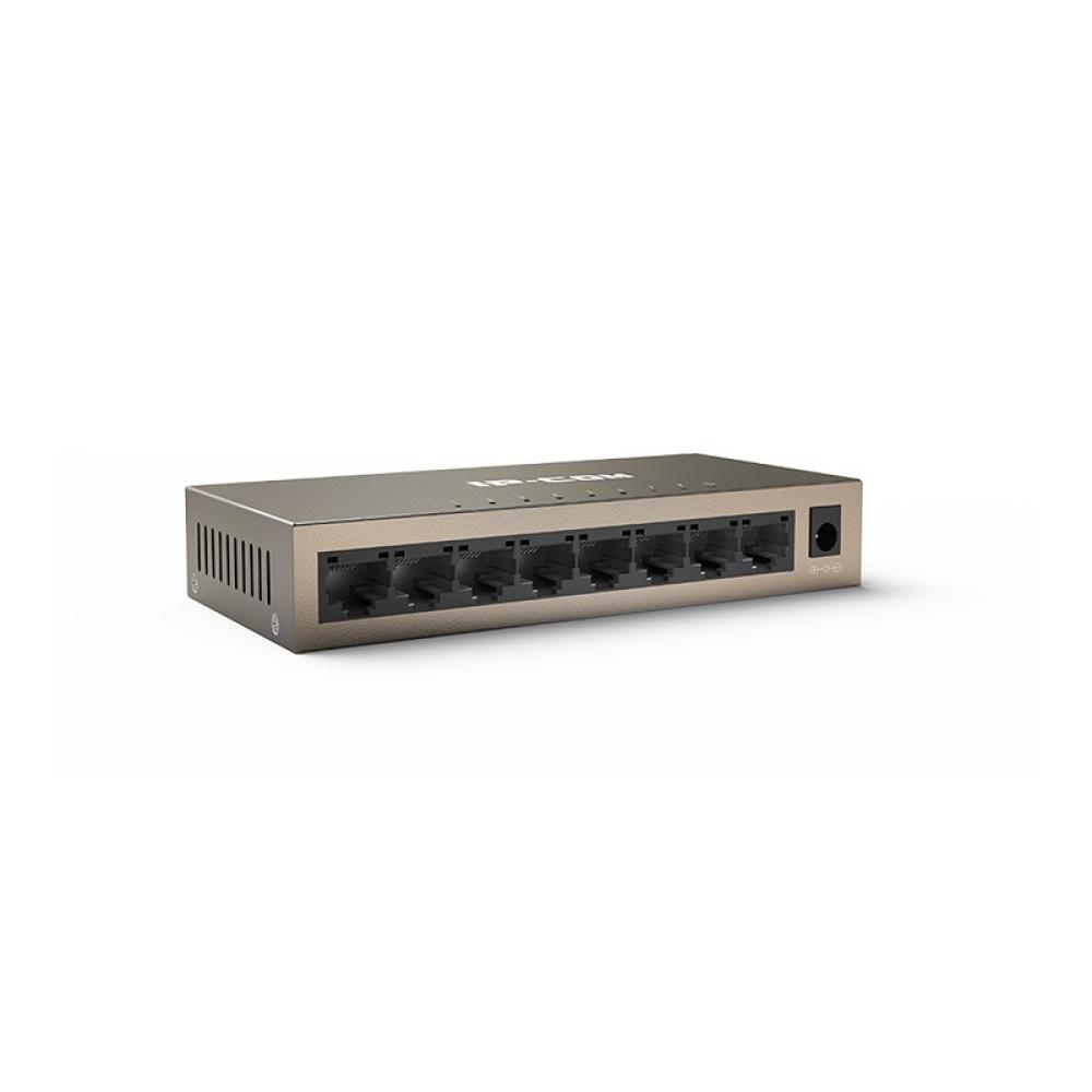 IP-COM Networks - G1008M switch No administrado Gigabit Ethernet (10/100/1000) Gris
