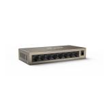 IP-COM Networks - G1008M switch No administrado Gigabit Ethernet (10/100/1000) Gris