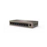 IP-COM Networks - G1008M switch No administrado Gigabit Ethernet (10/100/1000) Gris