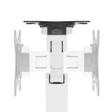 Neomounts - DS70-250WH1 Brazo de monitor 17-35" - resorte de gas - Topfix - Tope-a-180°