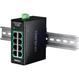 Trendnet - TI-PGLC80 switch No administrado Gigabit Ethernet (10/100/1000) Energía sobre Ethernet (PoE) Negro