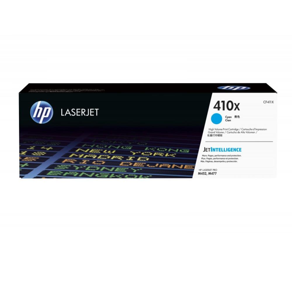 HP - Cartucho de tóner original LaserJet 410X cian de alta capacidad