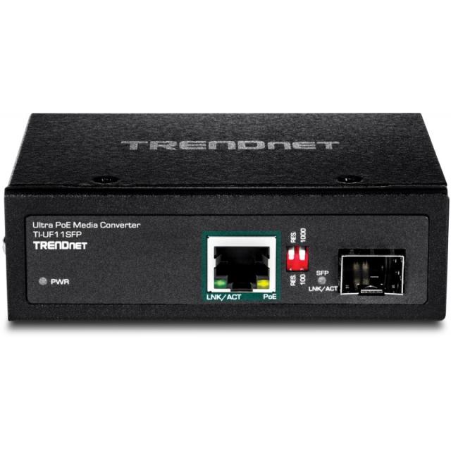 Trendnet - TI-UF11SFP convertidor de medio Interno 1000 Mbit/s Negro