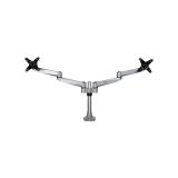 StarTech.com - Brazo Articulado Prémium para Dos Monitores de hasta 30" - Soporte VESA de Altura Ajustable - Montaje Mordaza/Oja