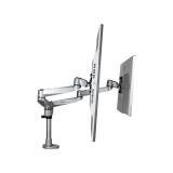 StarTech.com - Brazo Articulado Prémium para Dos Monitores de hasta 30" - Soporte VESA de Altura Ajustable - Montaje Mordaza/Oja