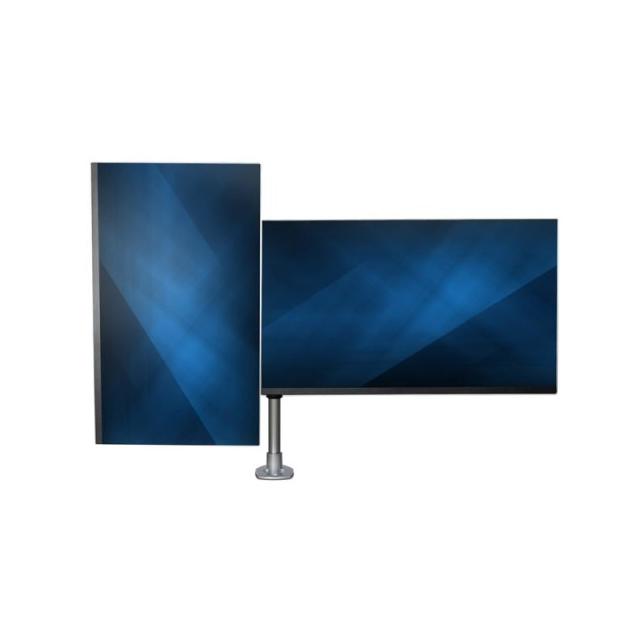 StarTech.com - Brazo Articulado Prémium para Dos Monitores de hasta 30" - Soporte VESA de Altura Ajustable - Montaje Mordaza/Oja