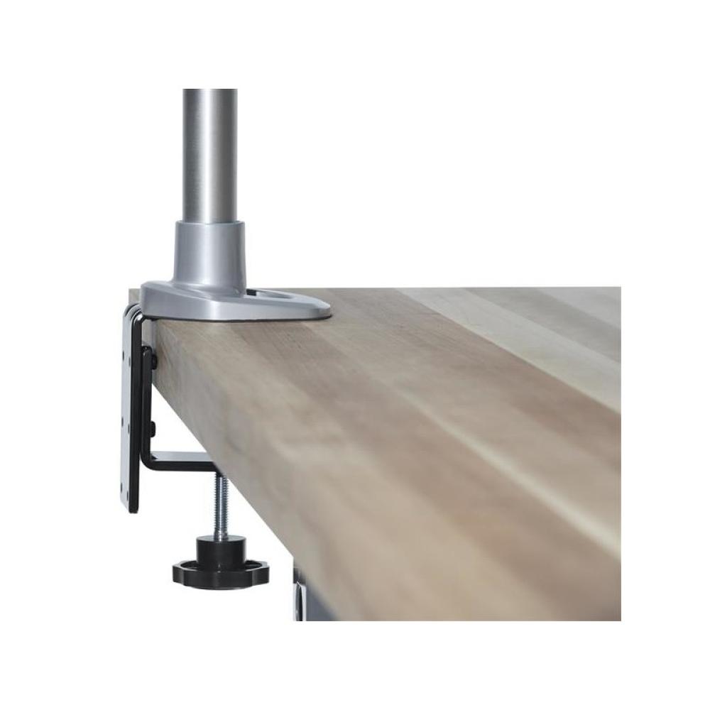 StarTech.com - Brazo Articulado Prémium para Dos Monitores de hasta 30" - Soporte VESA de Altura Ajustable - Montaje Mordaza/Oja