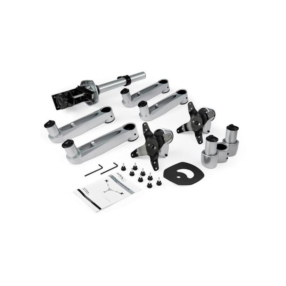 StarTech.com - Brazo Articulado Prémium para Dos Monitores de hasta 30" - Soporte VESA de Altura Ajustable - Montaje Mordaza/Oja