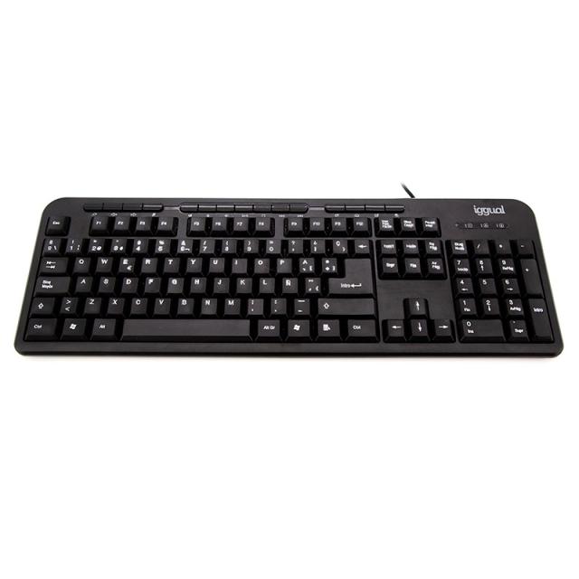 iggual - Teclado multimedia CK-BASIC-120T negro