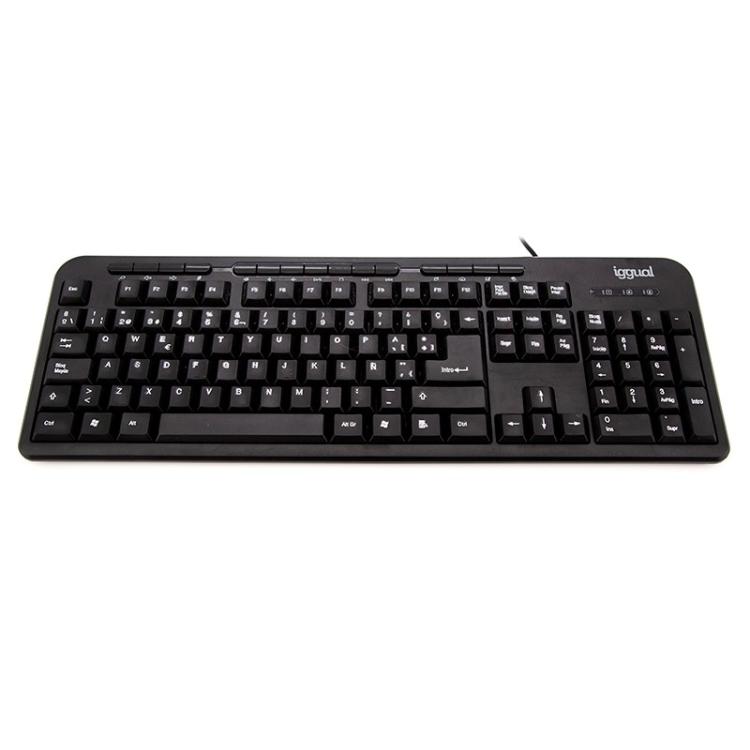 iggual - Teclado multimedia CK-BASIC-120T negro