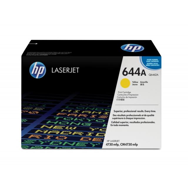 HP - 644A Yellow Original LaserJet Toner Cartridge cartucho de tóner 1 pieza(s) Amarillo