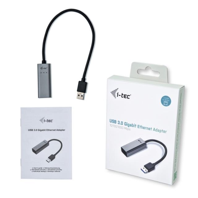 i-tec - Metal USB 3.0 Gigabit Ethernet Adapter