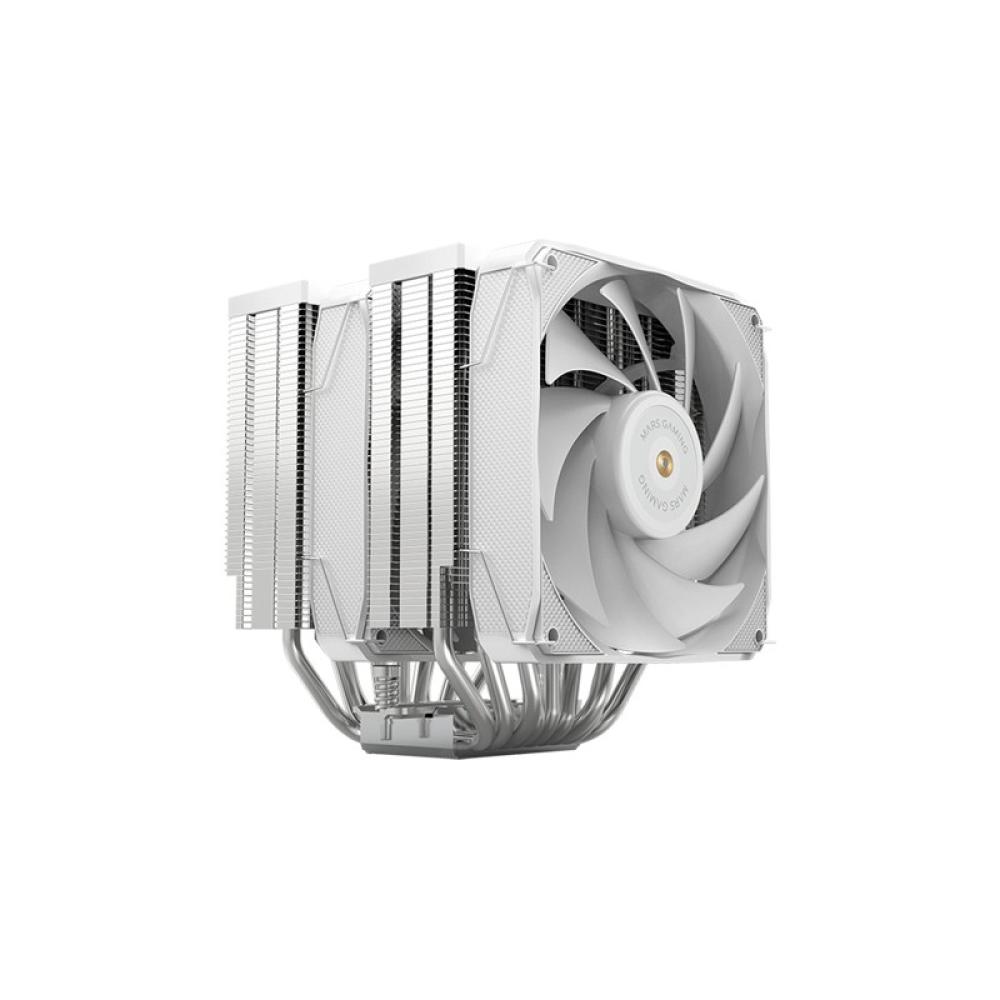 Mars Gaming - MCPU-XU9W Procesador Refrigerador de aire 12 cm Blanco 1 pieza(s)