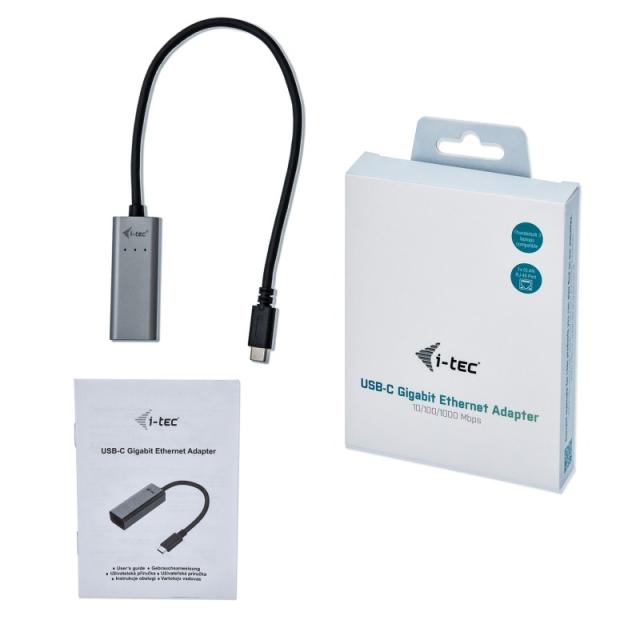 i-tec - Metal USB-C Gigabit Ethernet Adapter