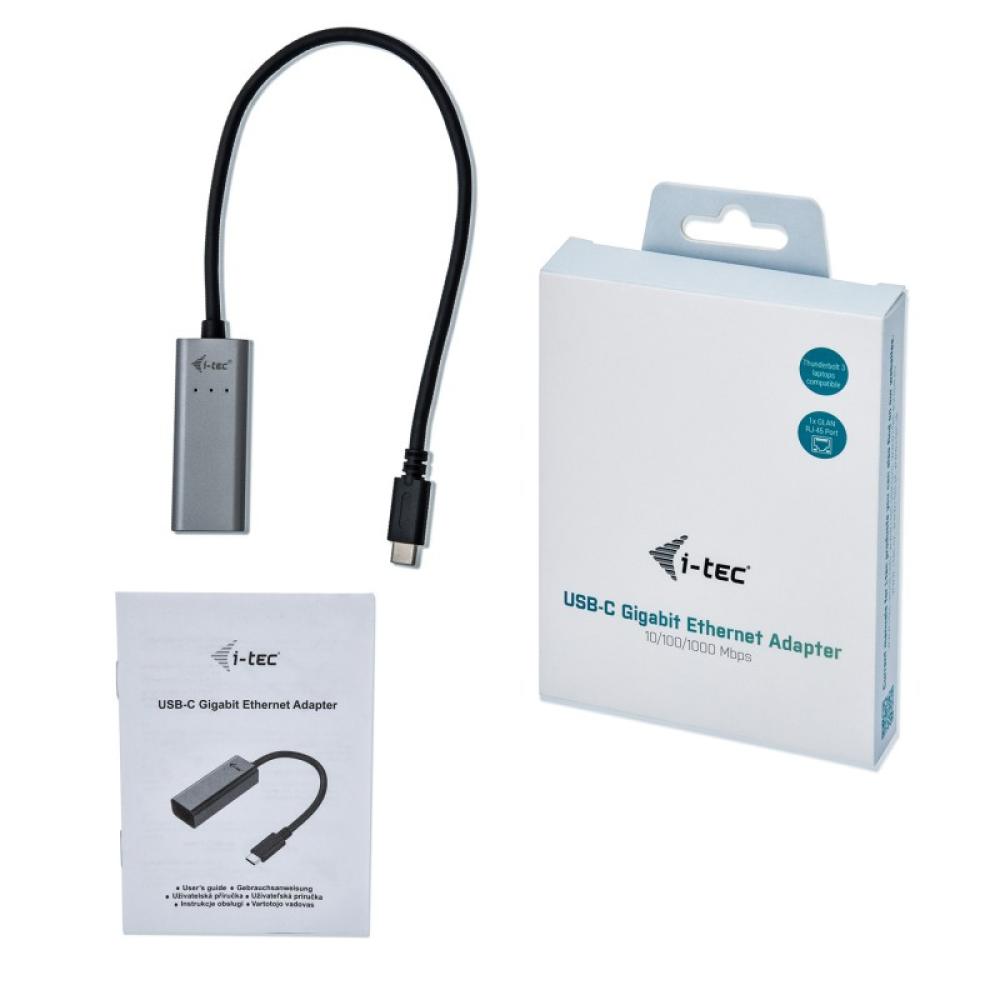 i-tec - Metal USB-C Gigabit Ethernet Adapter