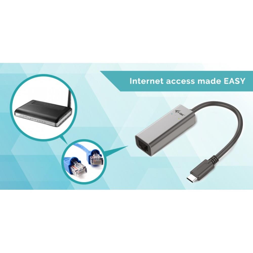 i-tec - Metal USB-C Gigabit Ethernet Adapter