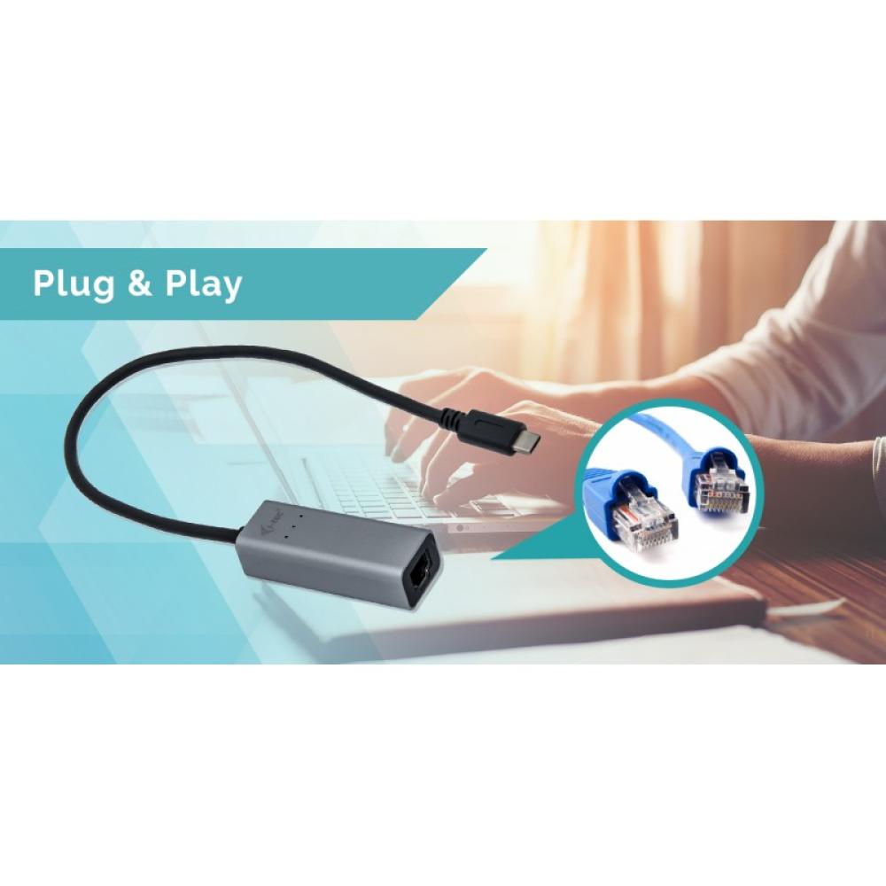 i-tec - Metal USB-C Gigabit Ethernet Adapter