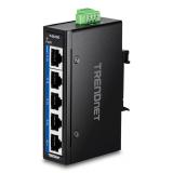 Trendnet - TI-GLC50 switch No administrado Gigabit Ethernet (10/100/1000) Negro