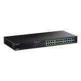 Trendnet - TPE-TG262ES switch Gestionado Gigabit Ethernet (10/100/1000) Energía sobre Ethernet (PoE) Negro